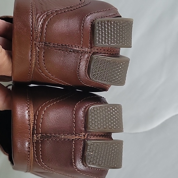 CLARKS MARKMAN PLAIN LOAFERS  11 DARK TAN - Picture 5 of 12